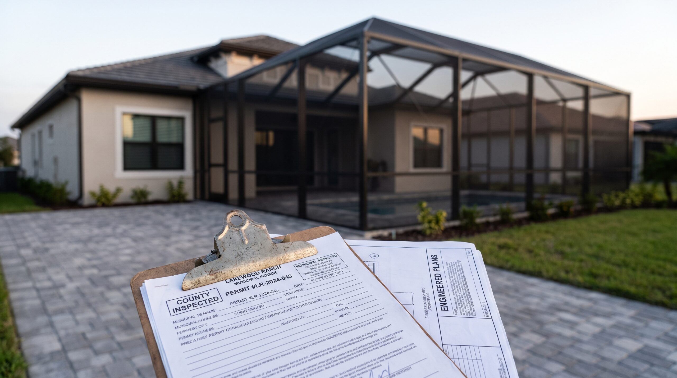 lakewood-ranch-pool-cage-code-compliance-permit-inspection